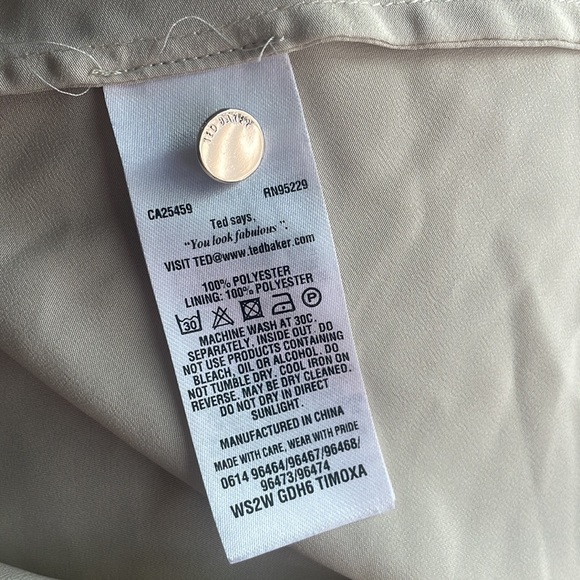 Ted Baker floral printed ruffle top dress - Picture 11 of 15